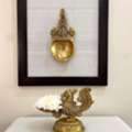 INR 2645,  Buy Elegant Brass Wall Decoration Online From Yathashilpam