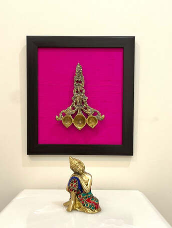 New Delhi, Household Items, INR 2645,  Buy Elegant Brass Wall Decoration Online From Yathashilpam