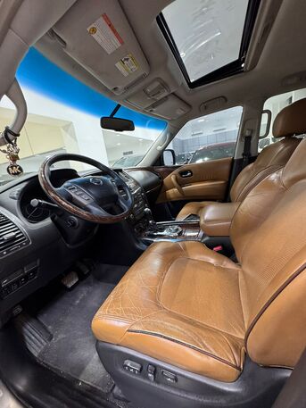 Manama, Vehicles, Cars & Trucks , BHD 7950,  Nissan Patrol Platinum,  2014,  Automatic,  220400 KM,    (Brown)