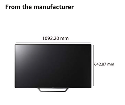 Al Hamra, Electronics, SAR 600,  Sony 48 Inch LED Full HD TV (KLV-48W652D)