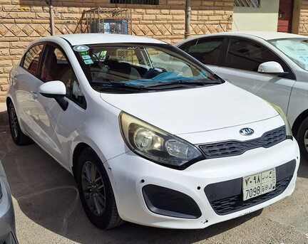 Hara, Vehicles, Cars & Trucks , SAR 16000,  Kia Rio Hatchback,  2013,  Automatic,  91000 KM,   IN WHITE COLOR