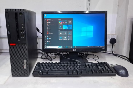 Manama, Computers, BHD 58,  LENOVO Core I5 7th Generation Computer Set 19" HD Monitor 8GB RAM + 500GB HDD OS 10 Pro