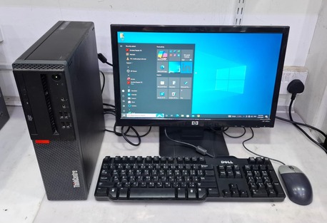 Manama, Computers, BHD 58,  LENOVO Core I5 7th Generation Computer Set 19" HD Monitor 8GB RAM + 500GB HDD OS 10 Pro