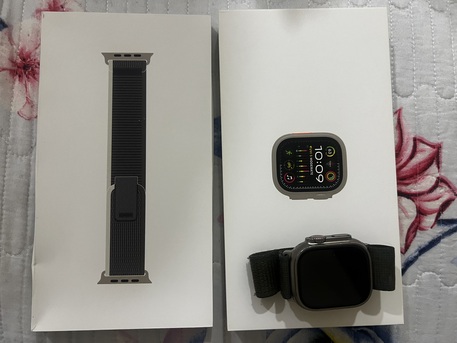 Manama, Watches, BHD 150,  Apple Watch Ultra 2 (Titanium) For Sale