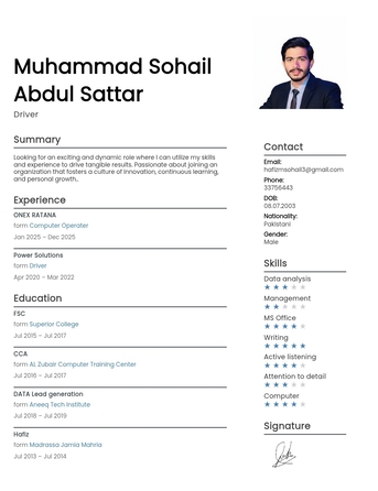 Manama, Job Seekers, Driving