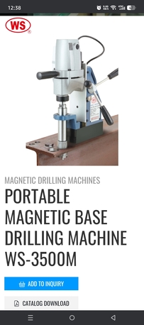 Riyadh, Machinery, SAR 3000,  For Sale Magnitic Drill Machine (Made In Taiwan