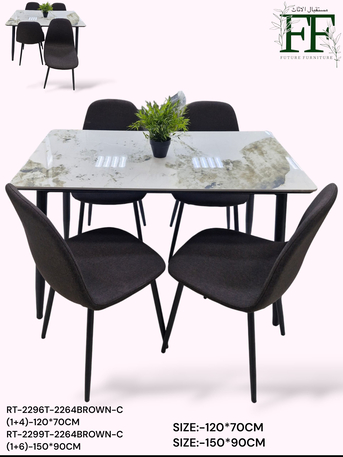 Jeddah, Furniture, SAR 4,  New Brand Best Quality Dinning Table With 4 Chairs And 6 Chairs Available In Low Price
