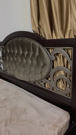 Riyadh, Furniture, SAR 1500,  Solid Wood Bed Set