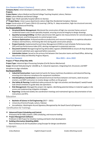 Makkah, Job Seekers, Civil Engineer (5 Years Of Experience)