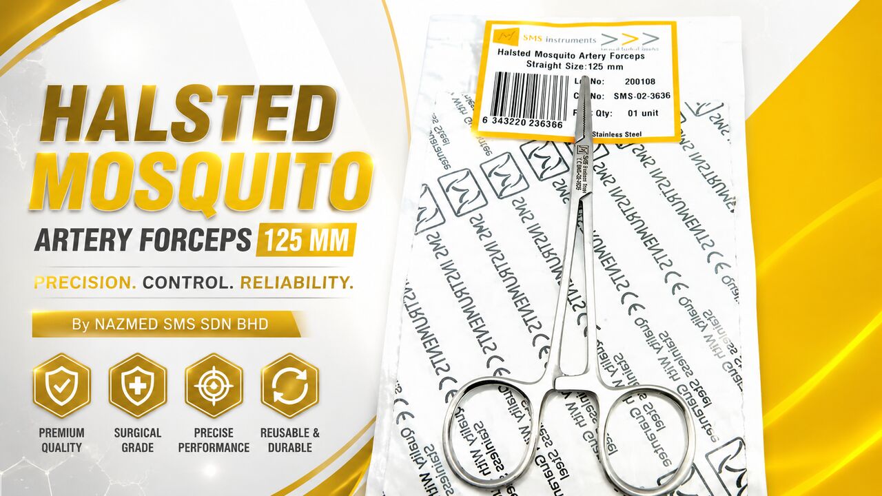 Kuala Lumpur, Health & Beauty Items, Vise Forceps Curved From SMS Indus Engineered For Superior Control