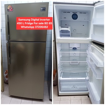 Manama, Appliances, BHD 85,  ✅️ Samsung Digital Inverter 450 L Fridge For Sale In Good Condition With Delivery