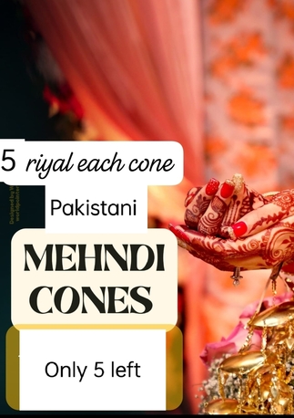 Jubail, Furniture, SAR 5,  Fresh Mehendi Cones For Eid Available In Just 5 Riyal