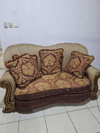 Al Rabwah, Household Items, SAR 350,  Sofa Set 7seater Complete With Center And 2 Side Tables And 3x5m Rug