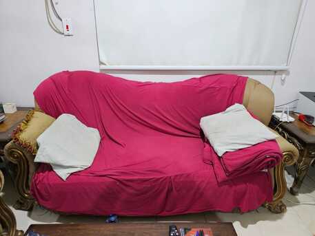 Al Rabwah, Household Items, SAR 350,  Sofa Set 7seater Complete With Center And 2 Side Tables And 3x5m Rug