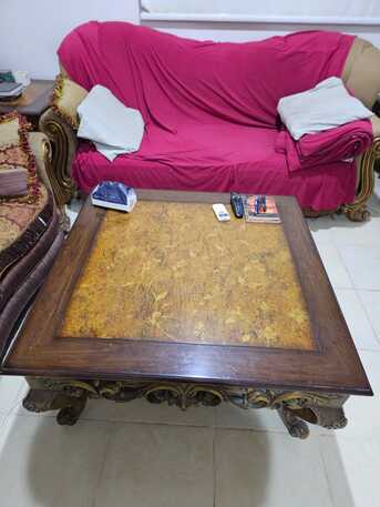 Al Rabwah, Household Items, SAR 350,  Sofa Set 7seater Complete With Center And 2 Side Tables And 3x5m Rug