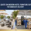 Get A Quote On Modern Hotel Furniture Outdoor For Immediate Delivery