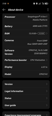 Riffa, Mobile Phones, BHD 145,  17Days Oppo Reno 14f 5g 512gb 12gb