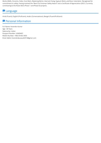 Riyadh, Job Seekers, Civil Foreman