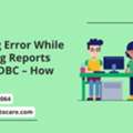 Fix Getting Error While Running Reports Via QODBC Easily