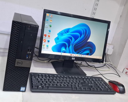 Manama, Computers, BHD 78,  DELL Core I7 6th Generation Computer Set 19" HD Monitor 8GB DDR4 RAM Ready To Use OS 10
