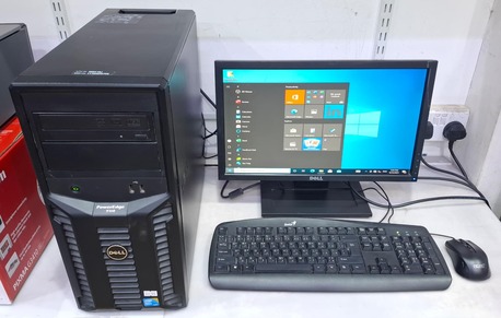 Manama, Computers, BHD 59,  DELL Xeon Server Computer Set With HD Monitor 8GB RAM + 500GB Good Working Ready To Use
