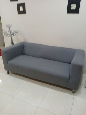 Dammam, Furniture, SAR 500,  IKEA KLIPPAN 2-Seater + FREE Cover & Candle Stand &ndash; Great Deal!