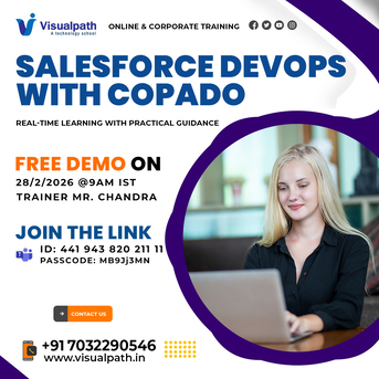 Hyderabad, Lessons Offered, Salesforce DevOps With Copado FREE Live Demo &ndash; Feb 28, 2026!