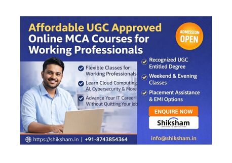 New Delhi, Education, Affordable UGC Approved Online MCA Courses For Working Professionals