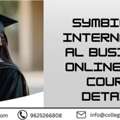 Symbiosis International Business Online MBA &ndash; Course Details