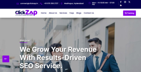Hyderabad, Marketing, Professional Digital Marketing Services By ClickZap