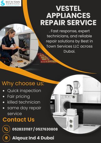 Dubai, Appliance Repair, VESTEL APPLISNCES REPAIRING SERVICE DUBAI
