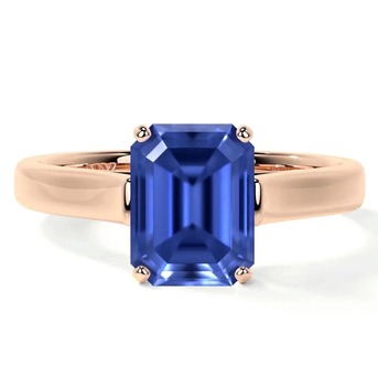 New York, Jewelry, USD 2221,  Classic Style Emerald Cut Rings Online - GemsNY