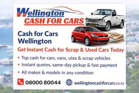 Wellington, Business, Cash For Cars Wellington &ndash; Get Instant Cash For Scrap & Used Cars Today