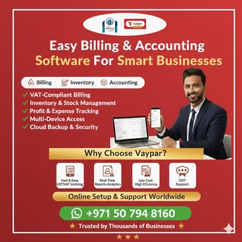 Dubai, ERP, Vyapar App Software For Small And Medium Businesses, Grand Union Web Solutions