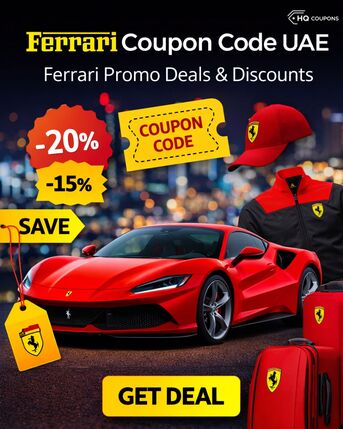 Dubai, Free Items, Find The Ferrari Coupon And Promo Code