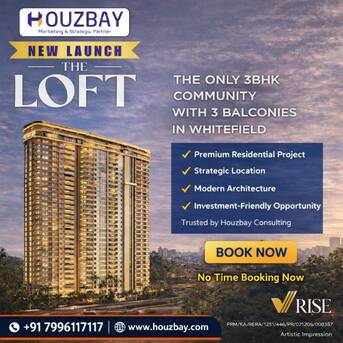 Bangalore, Real Estate, Houzbay | The Loft By VRISE &ndash; Premium 3BHK Homes In Whitefield Bangalore