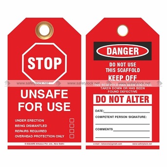 New York, Business, Buy Scaffolding Safety Tags And Holders In The USA - Bulk Supply Available