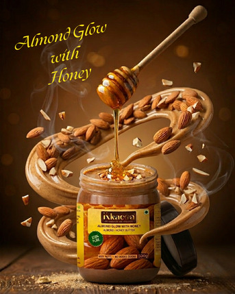 Mumbai, Food, INR 1216,  Pure Almonds With Honey For Immunity And Daily Wellness