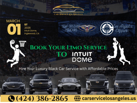 Los Angeles, Travel, Book A Limo To The Pelicans Vs. Clippers Game At Intuit Dome