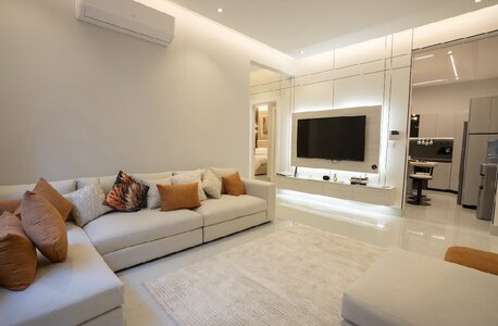 Tuwaiq, Apartments, Flats, Houses & Villas, SAR 12000/month,  Furnished,  3 BR,  116 Sq. Meter,  Move-In Ready | New Fully Furnished 3-Bedroom Apartment For Rent &ndash; Tuwaiq (Near Qiddiya)