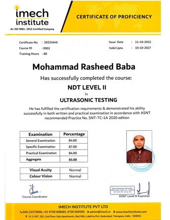 Khobar, Job Seekers, Experienced CSWIP 3.1 Welding Inspector With Transferable Iqama