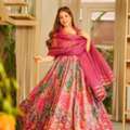 INR 13500,  Shop Pink Wedding Maxi Set With Embroidered Work At Never Before Price