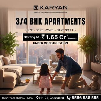Mumbai, Real Estate For Sale, INR 16500000,  3 BR,  2195 Sq. Feet,  Karyan Trevana Residences &ndash; Elegant 3 & 4 BHK Homes