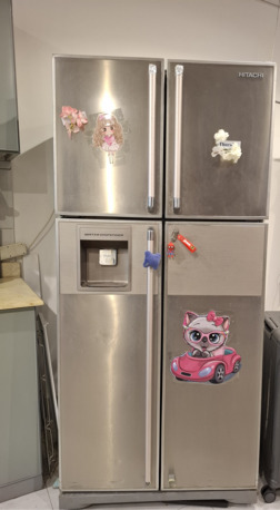 Al Maathar, Appliances, SAR 600,  HITACHI 4door Fridge Refrigerator 550L For Sale