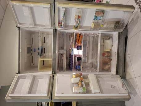 Al Maathar, Appliances, SAR 600,  HITACHI 4door Fridge Refrigerator 550L For Sale