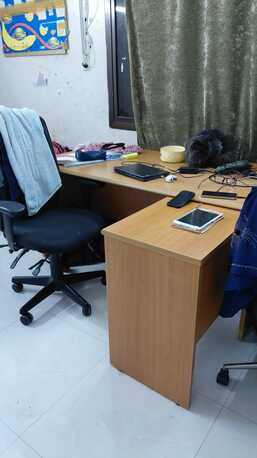 Khobar, Household Items, SAR 1,  Study Table, Revolving Chair, Bookshelf  For Sale In Khobar