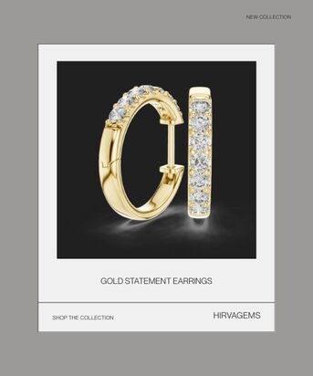 New York, Clothing & Accessories, USD 1738,  Shop Classic Diamond Half-Eternity Hoop Earrings Online &ndash; Perfect Gift For Her
