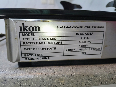 Khobar, Household Items, SAR 160,  Ikon Triple Burner Just 1 One Month Used