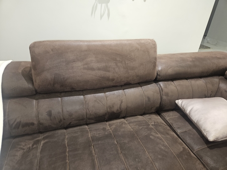 Al Sadafa, Furniture, SAR 1400,  L Shape Brown Modern Sofa