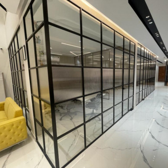 Gurgaon, Business, Modern Space Upgrade With Slim Glass Partition In Delhi